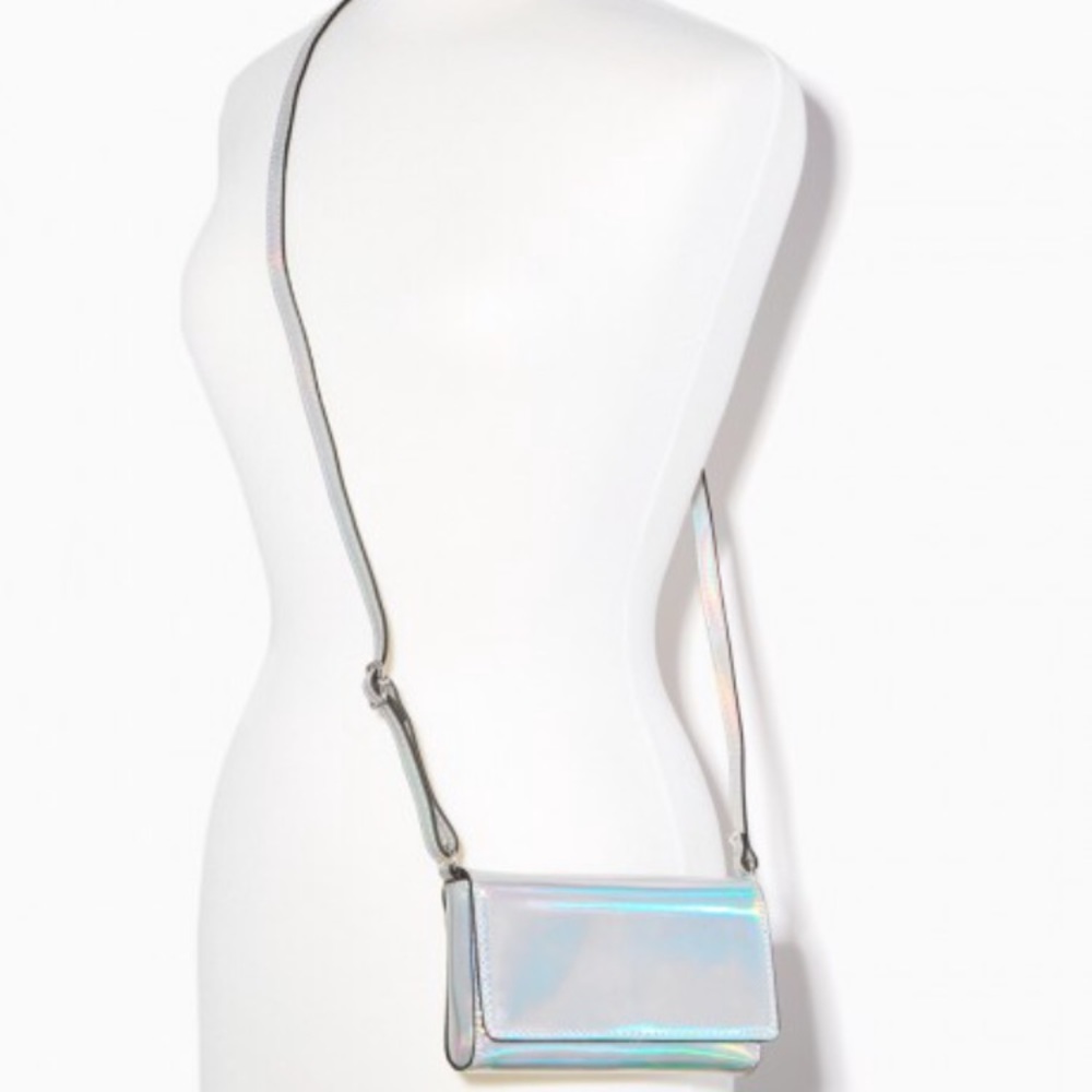 Holography iridescent crossbody purse bag holo